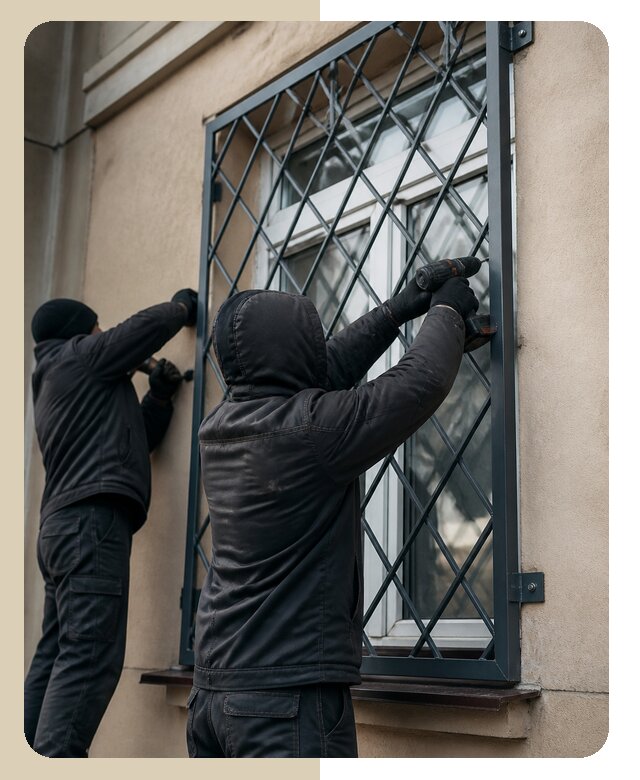 Установка антивандальных решеток на окна в Светлограде